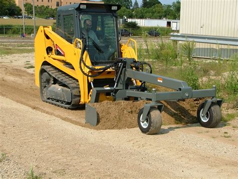 driveway attachment for skid steer|skid steer graders for sale.